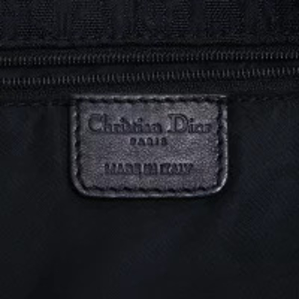 Christian Dior Trotter Tote Shoulder Bag Black - Picture 11 of 13